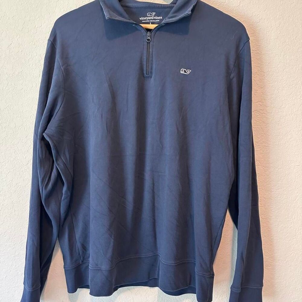 Vineyard-vines Men's Navy and Blue Jumper